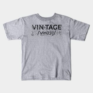 Vintage Grunge Kids T-Shirt